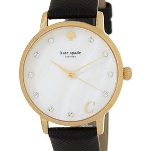 Kate spade *Brand New* monogram "C' leather watch